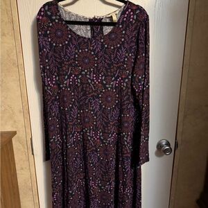 Matilda Jane Dark Floral Long Sleeve Dress